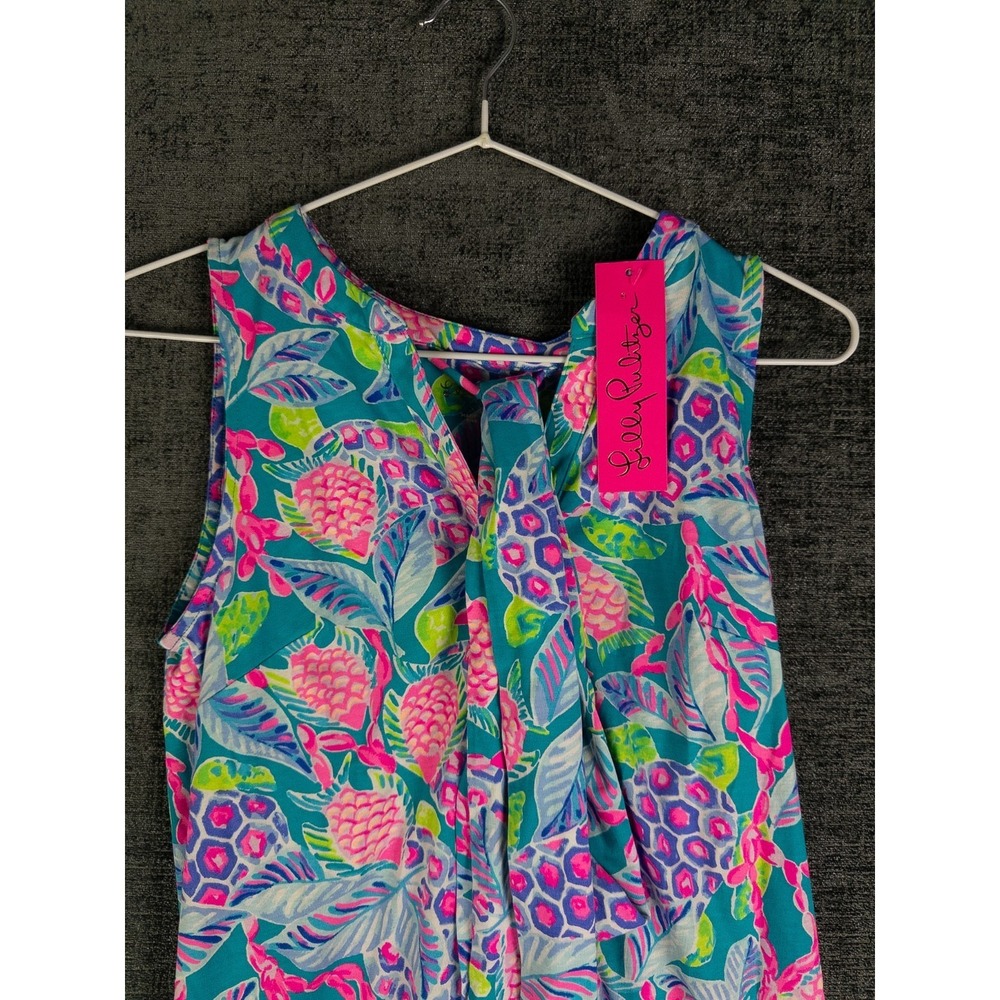 NWT Lilly Pulitzer Naila Midi Dress Womens 2XS Sleeveless Vacations Resort